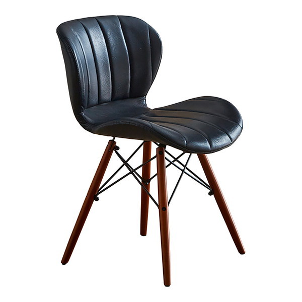 上等なホームテイスト SH-22-VLC ヴィンテージスタイル レザー調ダイニングチェア(単品) ネイビー メーカー直送激安アウトレット店舗