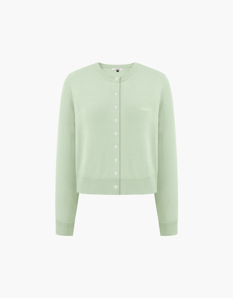 【DEPOUND】 WOOL CLASSIC ROUND CARDIGAN : MINT 20,250円