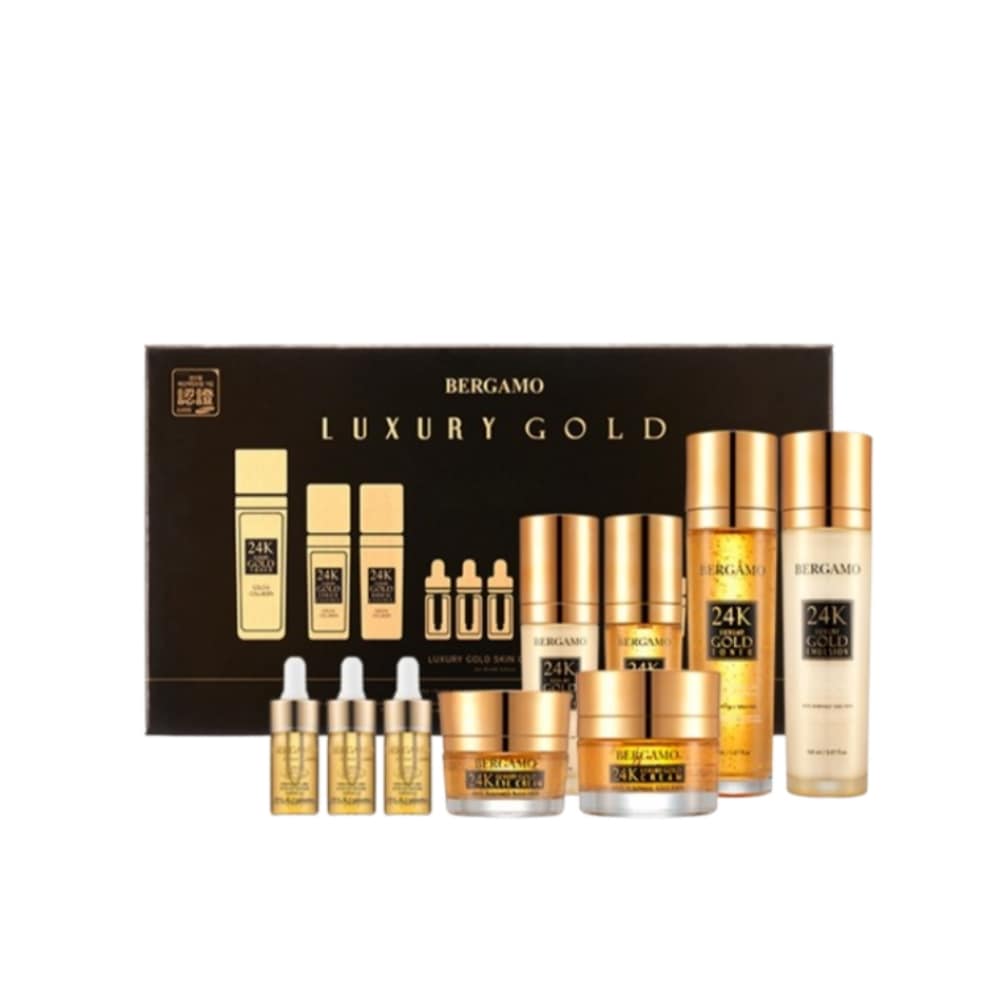 リアル 24K ゴールド 9種 基礎化粧品セット ゴールド コラーゲン1セット