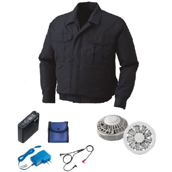 KU90540 空調服 ポリエステル製 FAN2200G/LISUPER1セット ネイビー 3L 25,695円