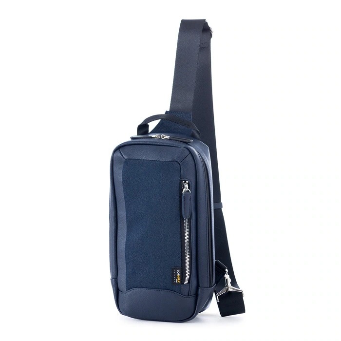 多機能 ボディバッグ ビジネス HI-duRATECT ATK-2004-NV ネイビー