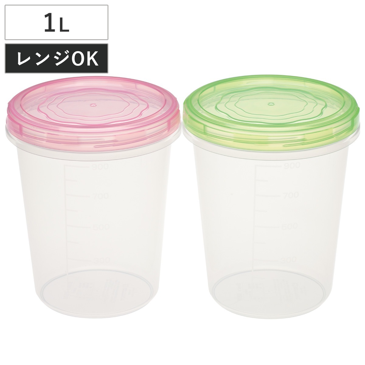 Qoo10] サンコープラスチック 保存容器 1L エブリーパック NO.3 
