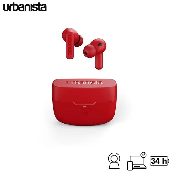 urbanista ATLANTA TWS - Vibrant Red 1037049 完全ワイヤレスイヤホン