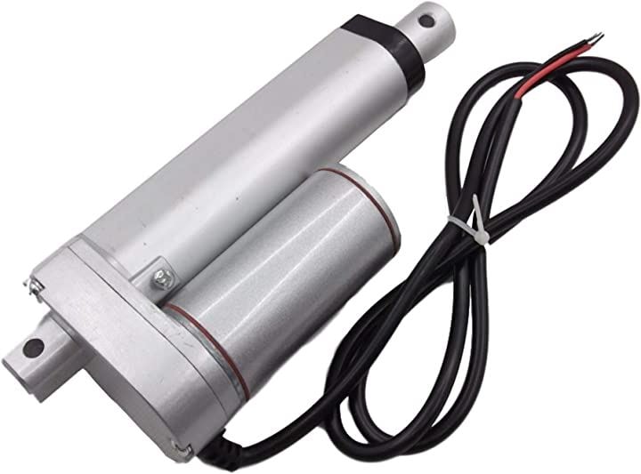 900N 電動 シリンダ アクチュエータ 推力 速度 10mm/s DC 12V 農業 産業 リフター 福祉 介護 リフト DIY(０８０ｍｍ)