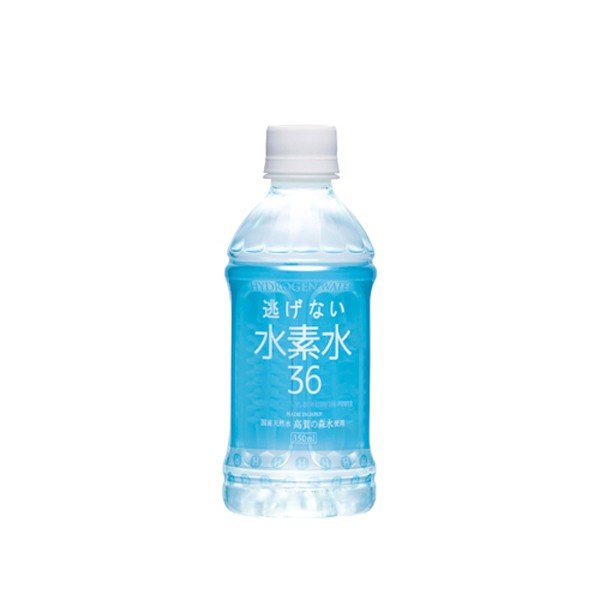 奥長良川名水 逃げない水素水36 ブルー 350ml×24本入　3日目で水素発生量～約1550ppb 逃げない水素 特許取得 国産 天然軟水 水 ミネラルウォーター モンドセレクション