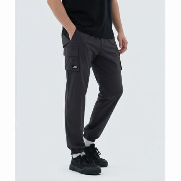 SNOWPEAK APPAREL シンテック ウーブン カーゴ ジョガー パンツ チャコール S24MUSPT62