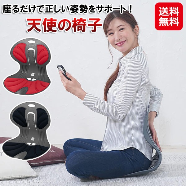 天使の椅子 骨盤 座椅子 クッション 姿勢矯正 どこでも 背もたれ 疲れにくい 骨盤サポートチェア オフィスチェア 骨盤矯正 腰痛 正しい 姿勢 猫