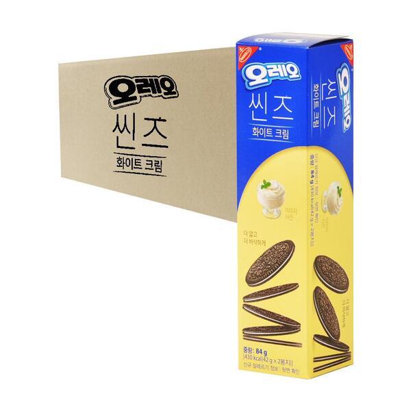 (ボックス)オレオ シンズ ホワイトクリーム 84g 24入
