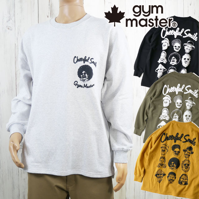 ジムマスター トップス メンズ G421704 10.3oz Cheerful SmileスウェットビッグTee トレーナー ロンT 厚手 レディース 長袖 笑顔 アパレ