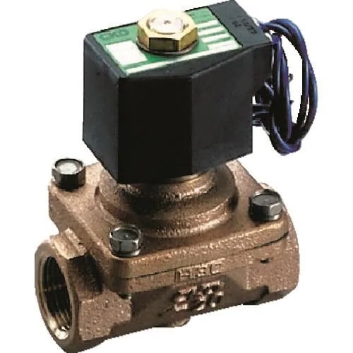 【メーカー直送品】CKD電磁弁 パイロットキック式2ポート(マルチレックスバルブ)100[[MM2]]/有効断面積 ADK11-15A-02C-AC100V