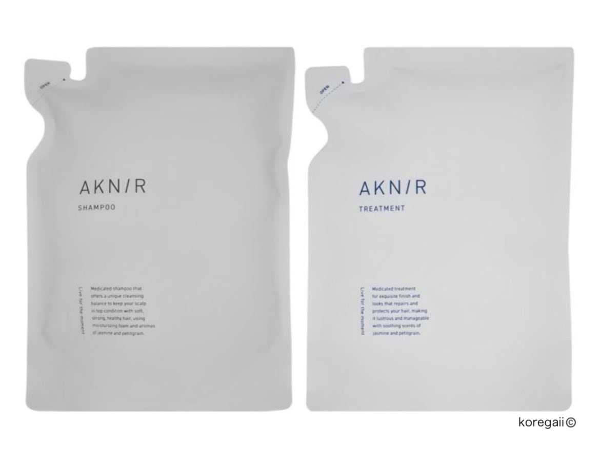 AKNIR アクニー シャンプー＆トリートメント セット 詰め替え 各 300ml