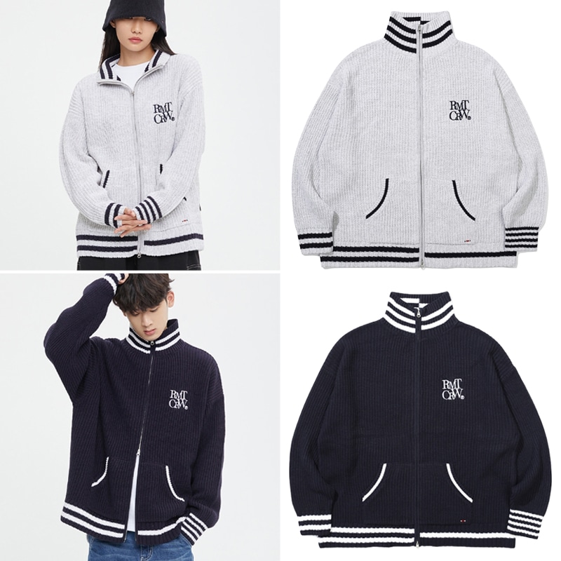 RMTC HEAVY GAUGE KNIT ZIP UP 2色 人気商品 正規品 男女兼用