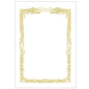 （まとめ） TANOSEE 賞状用紙 白 A4 ヨコ書用 1冊（10枚） [x10セット] 8,064円