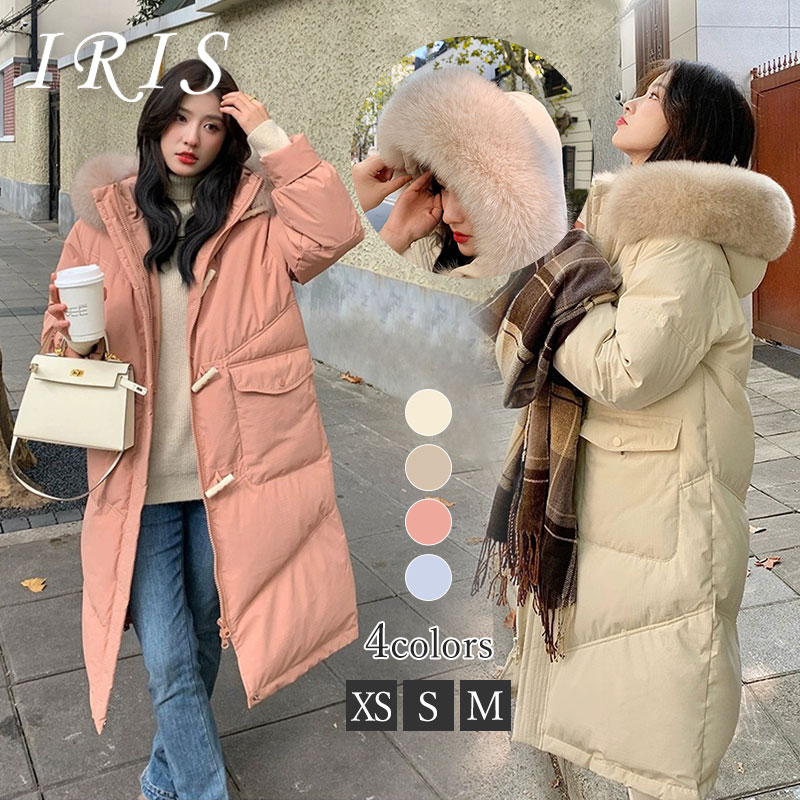 レディース アウター コート ダウン ジャケット フード付 レディース コート アウター 防寒 カジュアル 冬服 冬服 冬 ゆったり可愛い 大きいサイズ 体型カバー ロングコート 冬服 厚手 防寒物