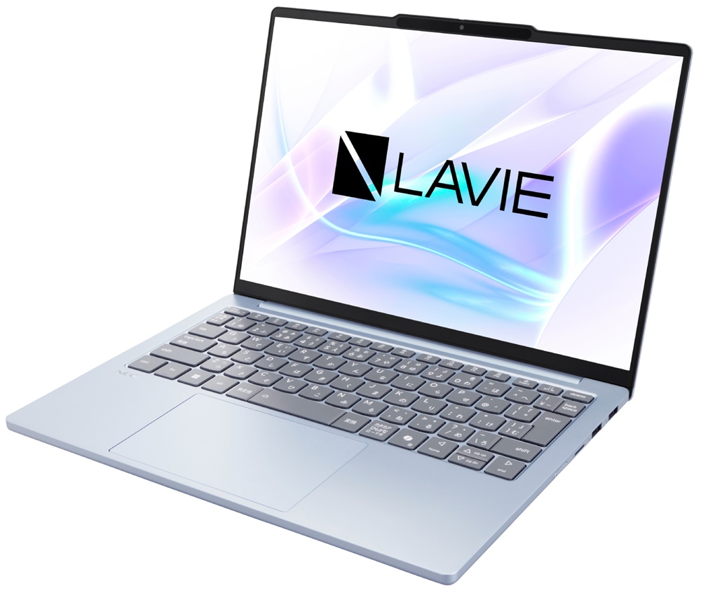 NECエヌイーシー ノートパソコン LAVIE N13 Slim(13.3型/Windows11/Office2024/Ryzen 7 7735HS/メモリ 16GB/SSD 512GB)ポーラーブ
