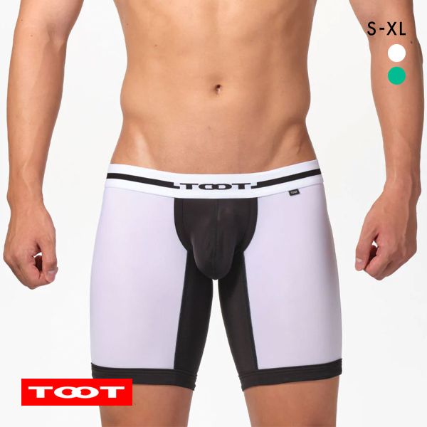 トゥート TOOT トライバル ロングボクサーパンツ メンズ 前とじ LB23A009 ストレッチナ