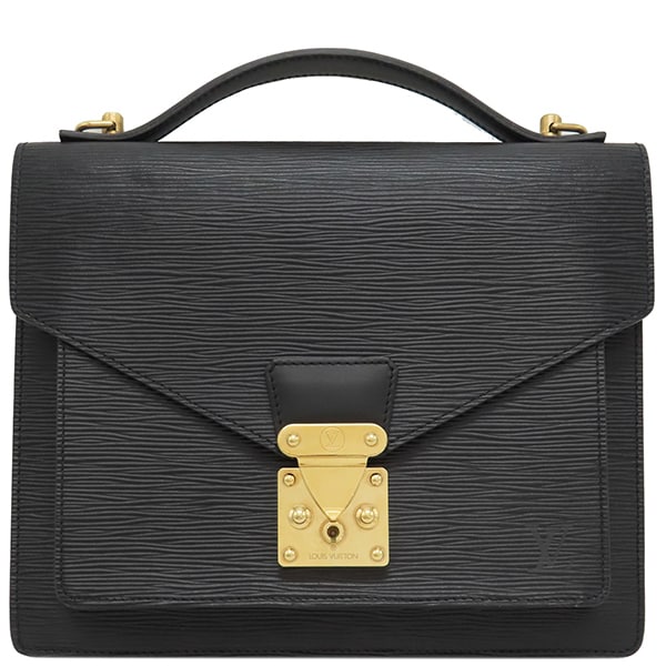 ルイヴィトン LOUIS VUITTON 2WAYバッグ モンソー エピレザー ブラック ゴールド金具 黒 ハンドバッグ ショルダー M52122 A20944【中古】 72,512円