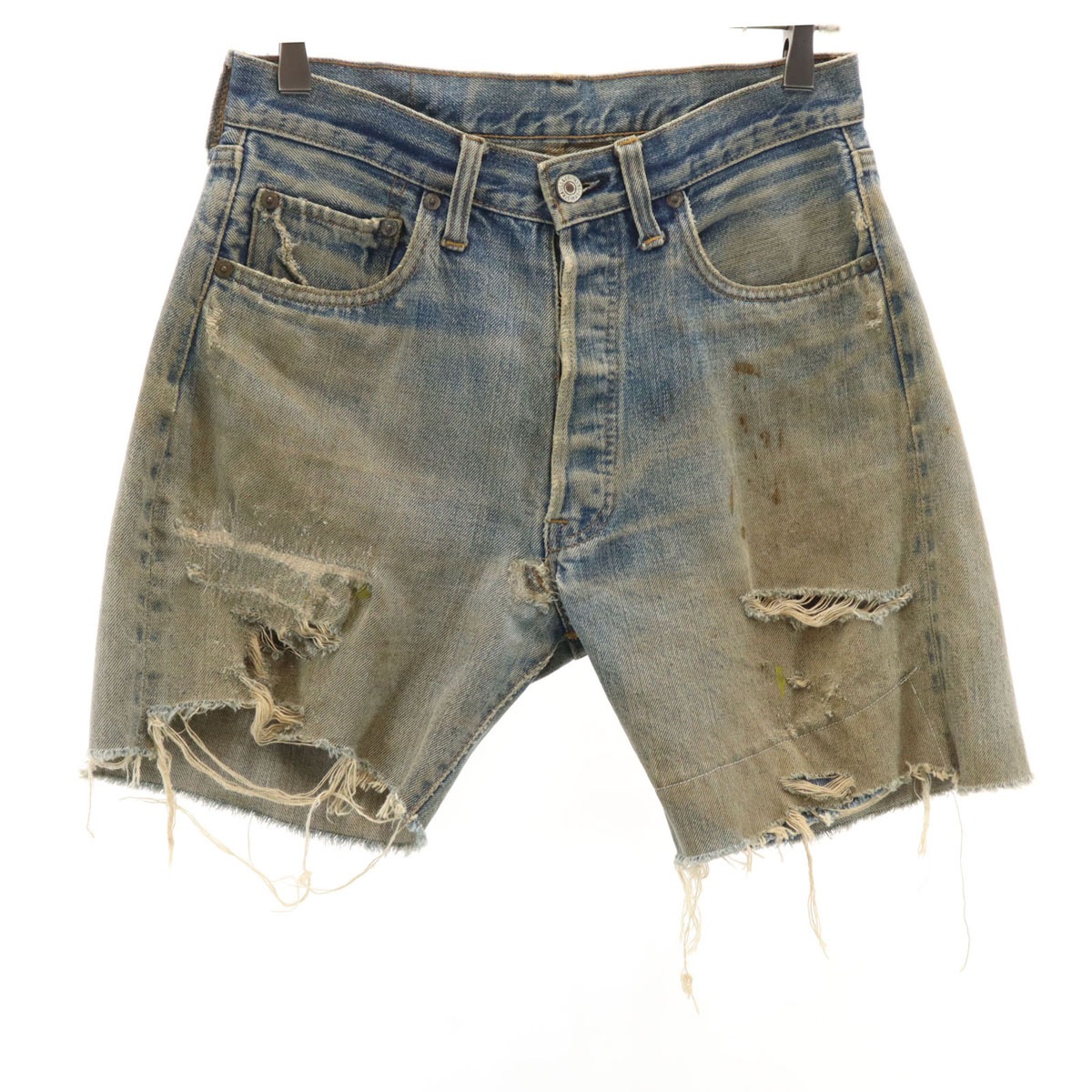 70s ヴィンテージ デニムショートパンツ W31 ブルー系 メンズ 古着