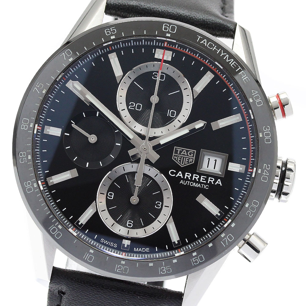 タグホイヤー TAG HEUER CBM2110.FC6454 カレラ キャリバー16 クロノグラフ デイト 自動巻き メンズ 箱・保証書付き_905904【中古】
