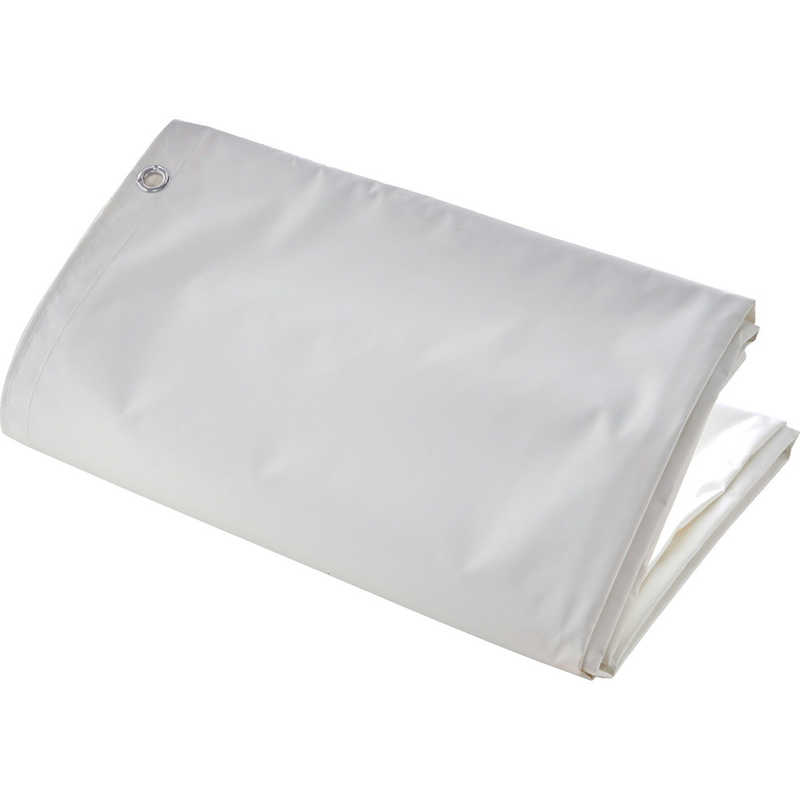 トラスコ中山　TRUSCO白防炎シｰト3.6X5.4(目付350G) 　TBSP3654