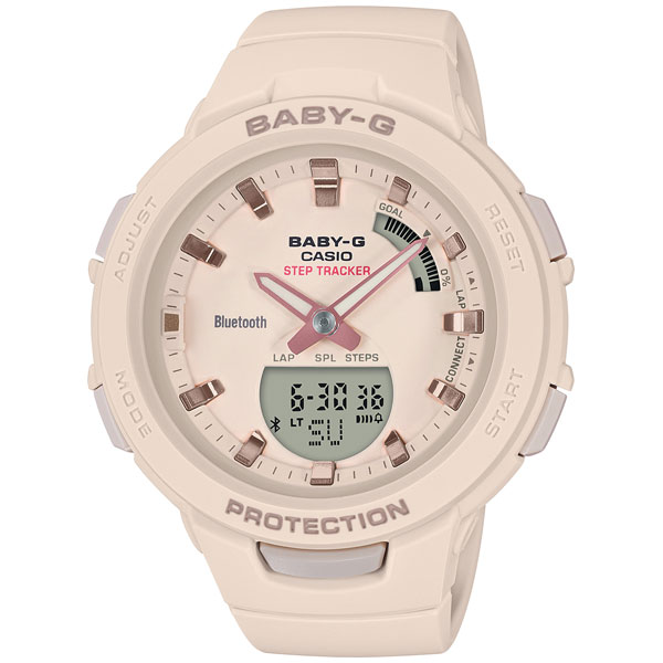 カシオ 【国内正規品】BABY-G　G-SQUAD クオーツ　レディースタイプ BSA-B100-4A1JF