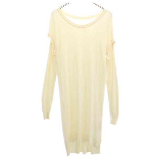 長袖 ニット ワンピース S ホワイト系 Martin Margiela チュニック レディース