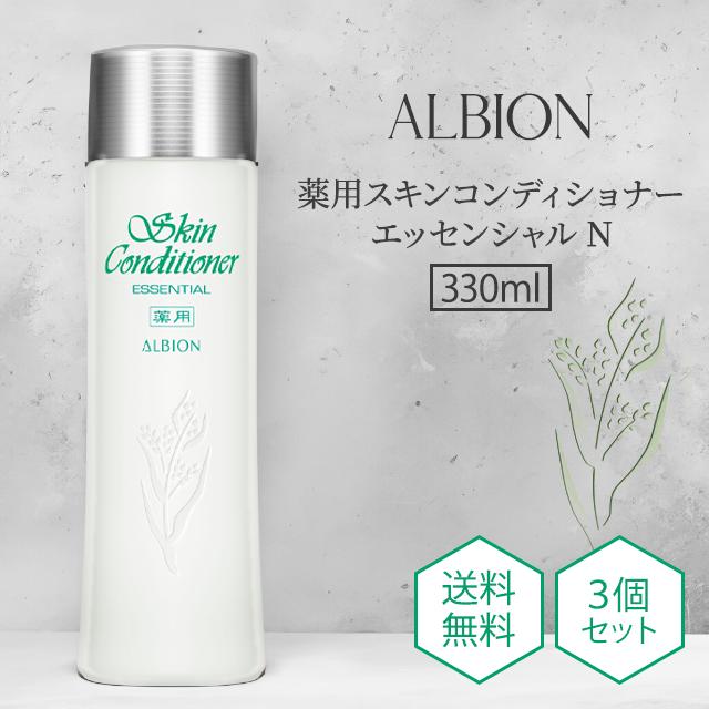 薬用スキンコンディショナー エッセンシャル N 330ml 3個セット 医薬部外品 化粧水 敏感肌 薬用化粧水 にきび ニキビ 肌荒れ 肌 うるおい 乾燥 ハトムギ エキス フローラルブーケの香り