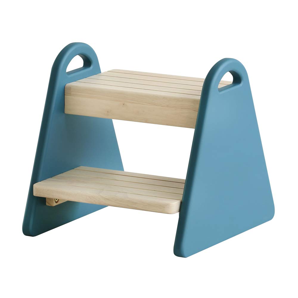 市場 踏み台 子供 カラー展開 tina 幅30ｘ奥行32.5ｘ高さ30cm クラシックブルー 天然木使用 ILS-3429CBL
