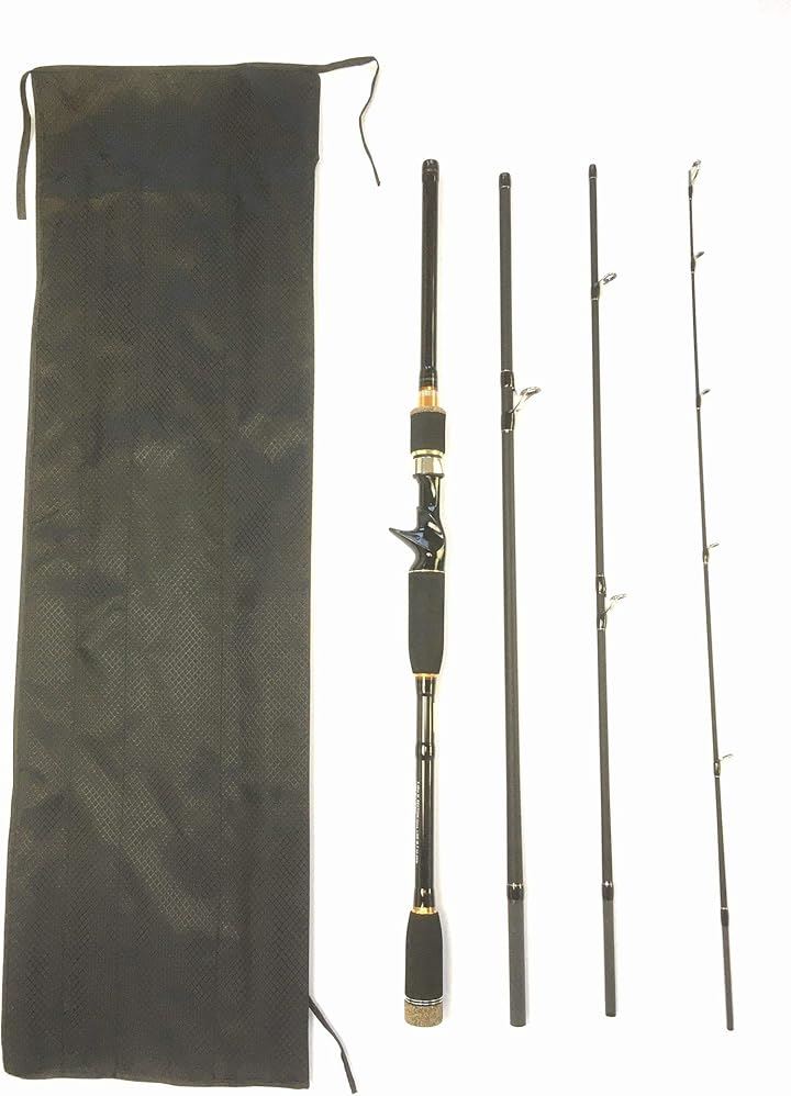 EVA 8フィート 2.4m ベイトパックロッド 4ピース ルアー ミディアム 8ftベイトロッド 4本継ぎ(EVA 8ft(2.4m)ベイトパックロッド, 8ft(2.4m))