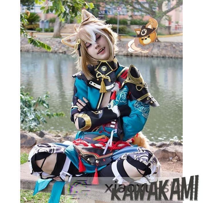 原神 コスプレ ゴロー コスプレ 衣装 いしょう ウィッグ 靴 1355