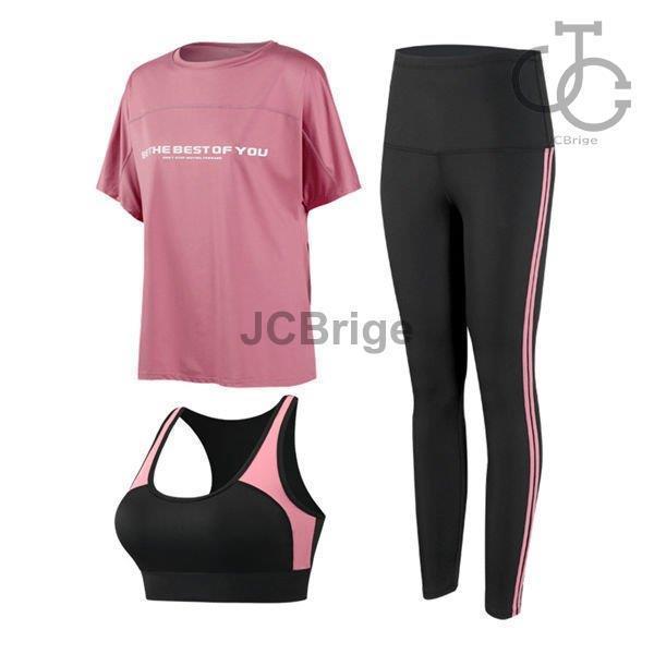 3点セット ヨガウェア スポーツウェア レディース ランニングウェア 上下セット 春 夏 トレーニングウェア レギンス ジムウェア スポーツ