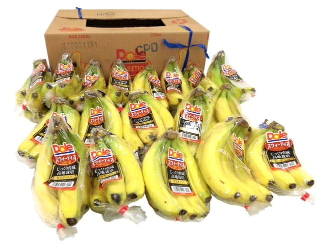 DOLE =スウィーティオバナナ= 20-22房前後 約15kg 1箱 フィリピン産 DOLEバナナ