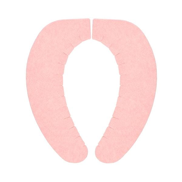 （まとめ） サンコーおくだけ吸着 ズレな~いベンザシート 無地 ピンク KA-19 1組 [x10セット]