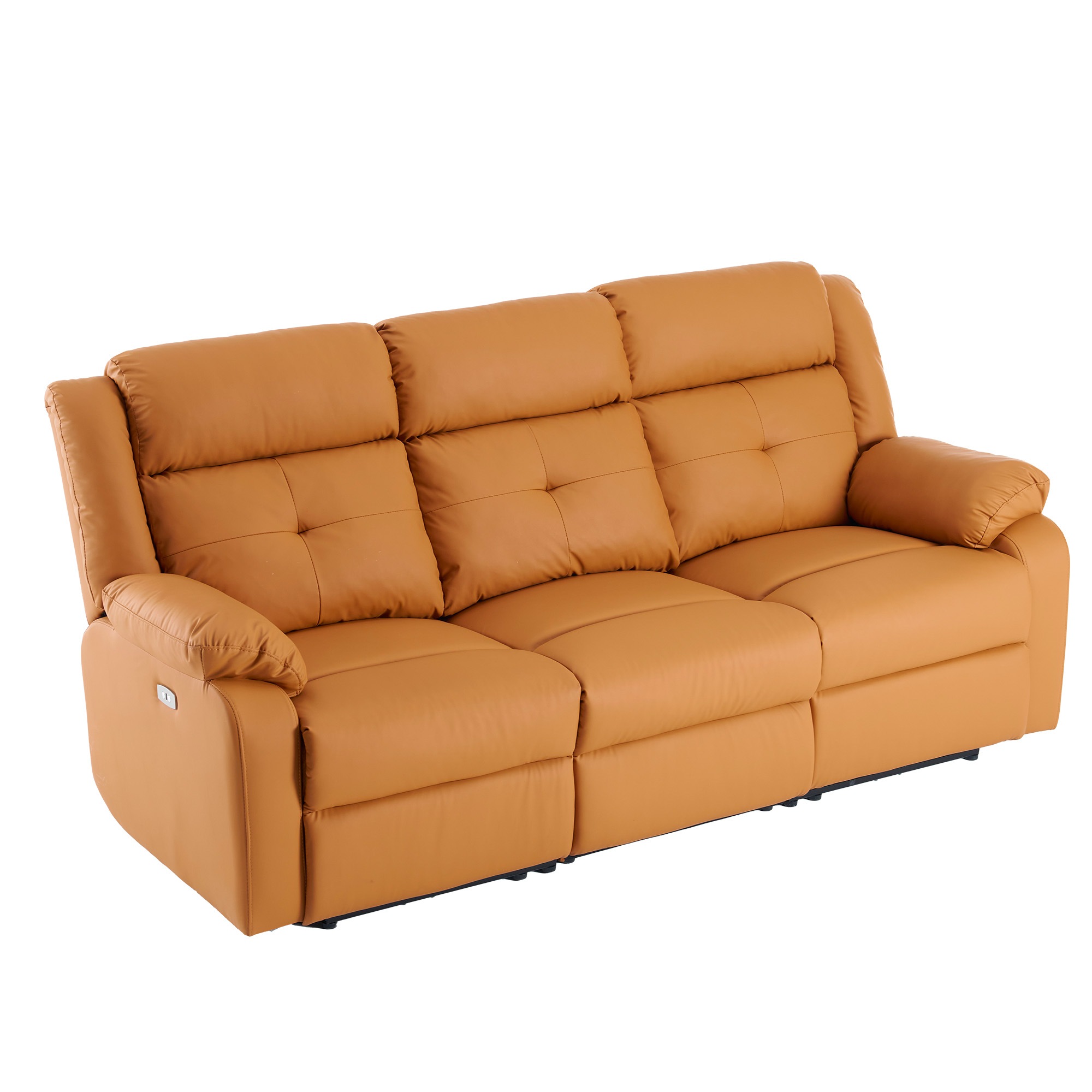 リクライニングチェア リクライニングソファ 3人掛け 電動 リクライニング 左右独立調節 オットマン一体型 パーソナルチェアー 電動ソファ 耐圧分散 リクライニングチェア 一人暮らし 三人掛け【キャ