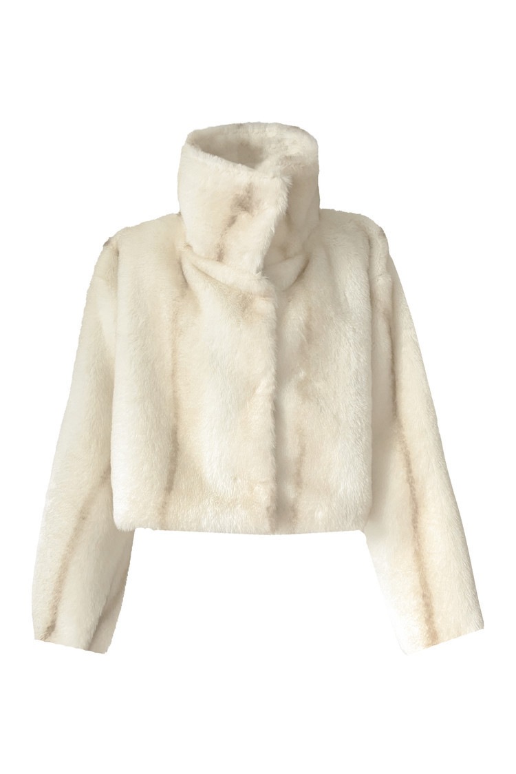 【SwimCity】Regina fur crumble ivory