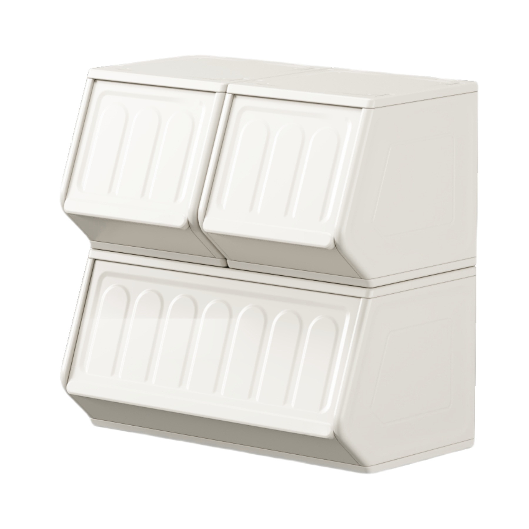 【安心保証】【3個セット】カラーボックス 扉付き 収納ボックス 積み重ね 前開き 組立簡単 おしゃれ 大容量収納 隠す収納 ジョイントパーツ ズレない 棚 カラーボックス ドア付き おもちゃ箱 収納