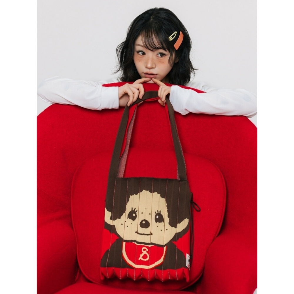 JOSEPH & STACEY ラッキープリーツニット M モンチッチボーイブラウン