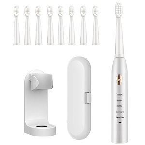 電動歯ブラシIPX 7級防水お客様充電可能USB充電ケーブル付きデュポン歯ブラシ使用