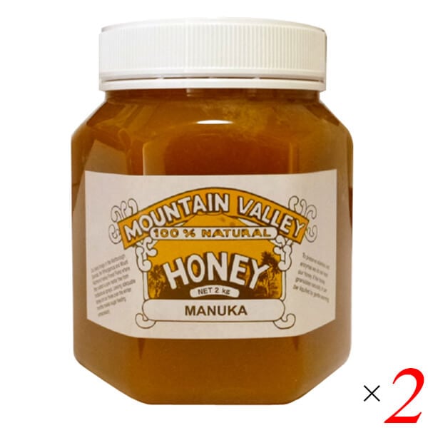 マウンテンバレー マヌーカ蜂蜜 2kg 2個セット 24,464円