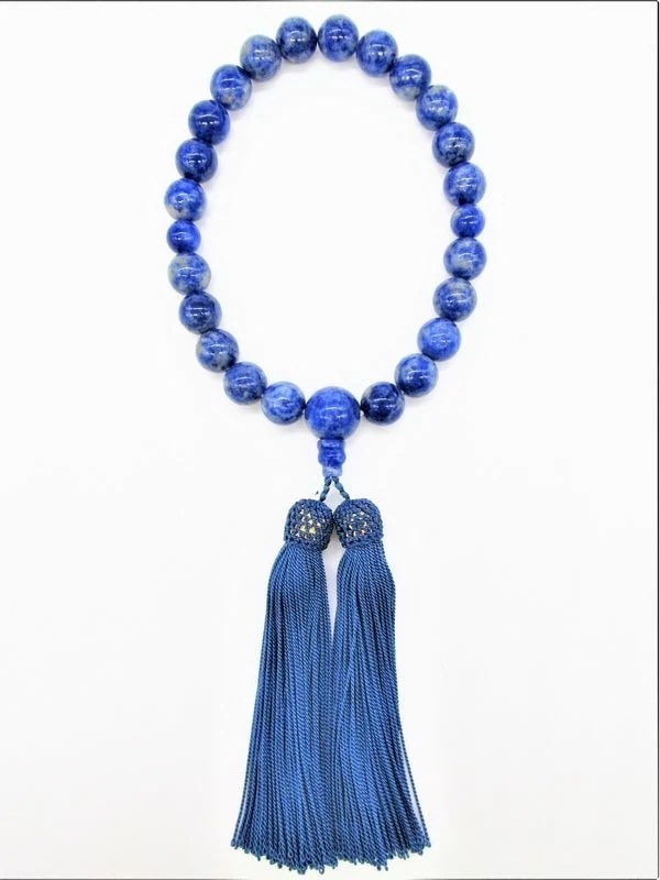 数珠 冠婚葬祭 宗教用品 キッチン 日用品 文具 天然石 お念珠 ソーダライト 片手用 宗派共通 6,209円