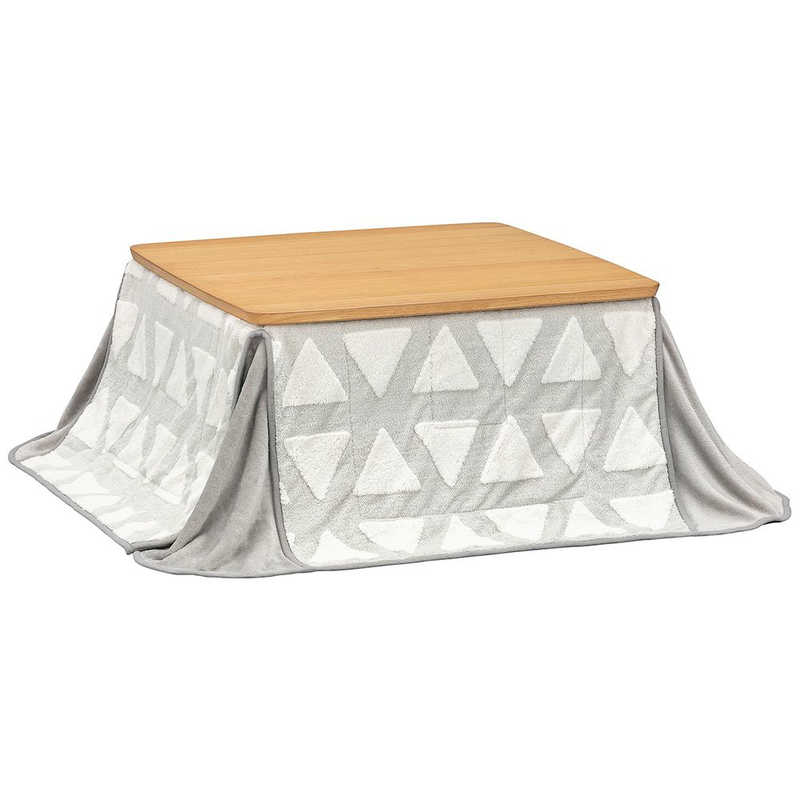 コイズミ　KOIZUMI　フラットヒーターこたつ ［約80×80cm /正方形］ 布団セット　KTR-3234FB