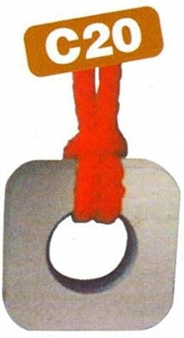 サンクスギビング 超硬ダストカットメタル C-20 縦横20mm×厚4mm ストラップ付ブツ取りカッター