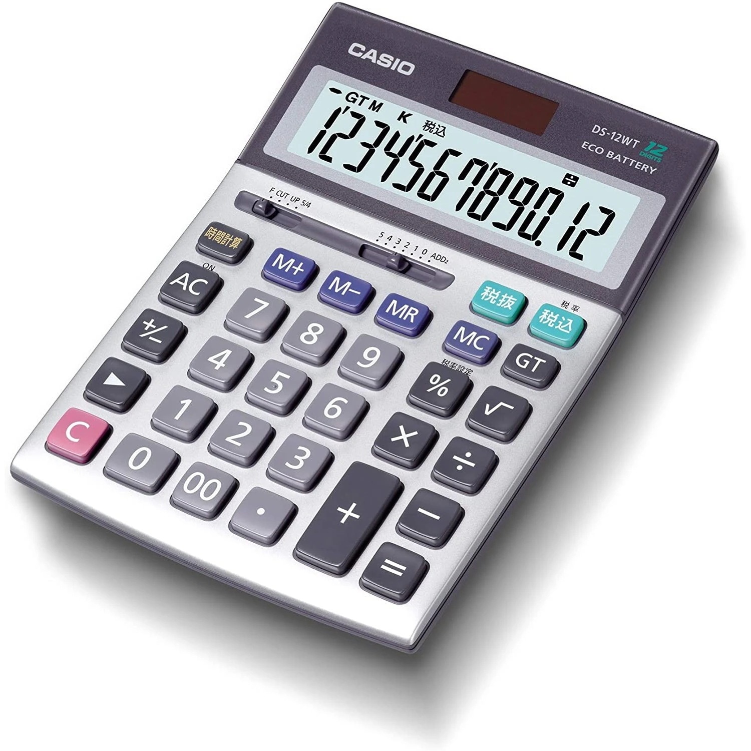 DS-12WT 時間計算機能／12桁