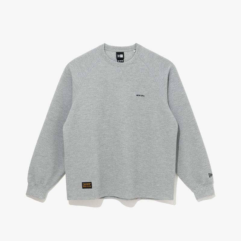 オリジネーターズ ワッフル 長袖 Tシャツ ヘザーグレー 14741973