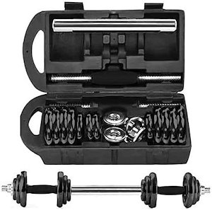 ダンベル 鉄アレイ アジャスタブル 20kg ダンベル セット コネクションチューブ