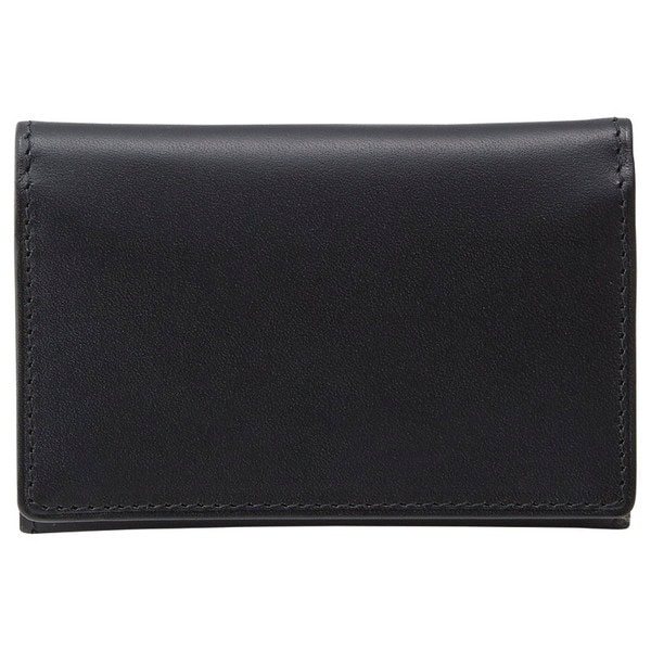 10603603 8140-01 風琴マチ 牛革名刺入れ ブラック