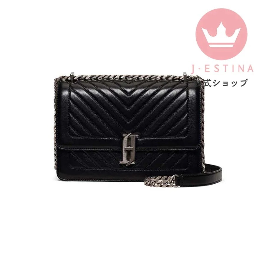 JOELLE QUILTING ショルダーバッグ(MDチェーンショルダー/BLACK)IU パクミニョン 韓国ドラマ 韓国ファッション レディース アクセサリー