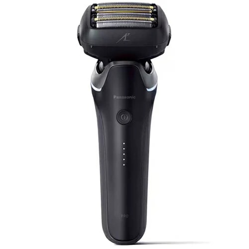 パナソニック【Panasonic】メンズシェーバー LAMDASH PRO6 （ラムダッシュ プロ6） クラフトブラック 6枚刃 ポーチ付 ES-L650D-K【スタンダードモデル 充電中でも剃れる】