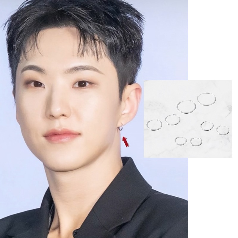 SEVENTEENホシ着用 Like Soul Mate Earring シルバーピアス