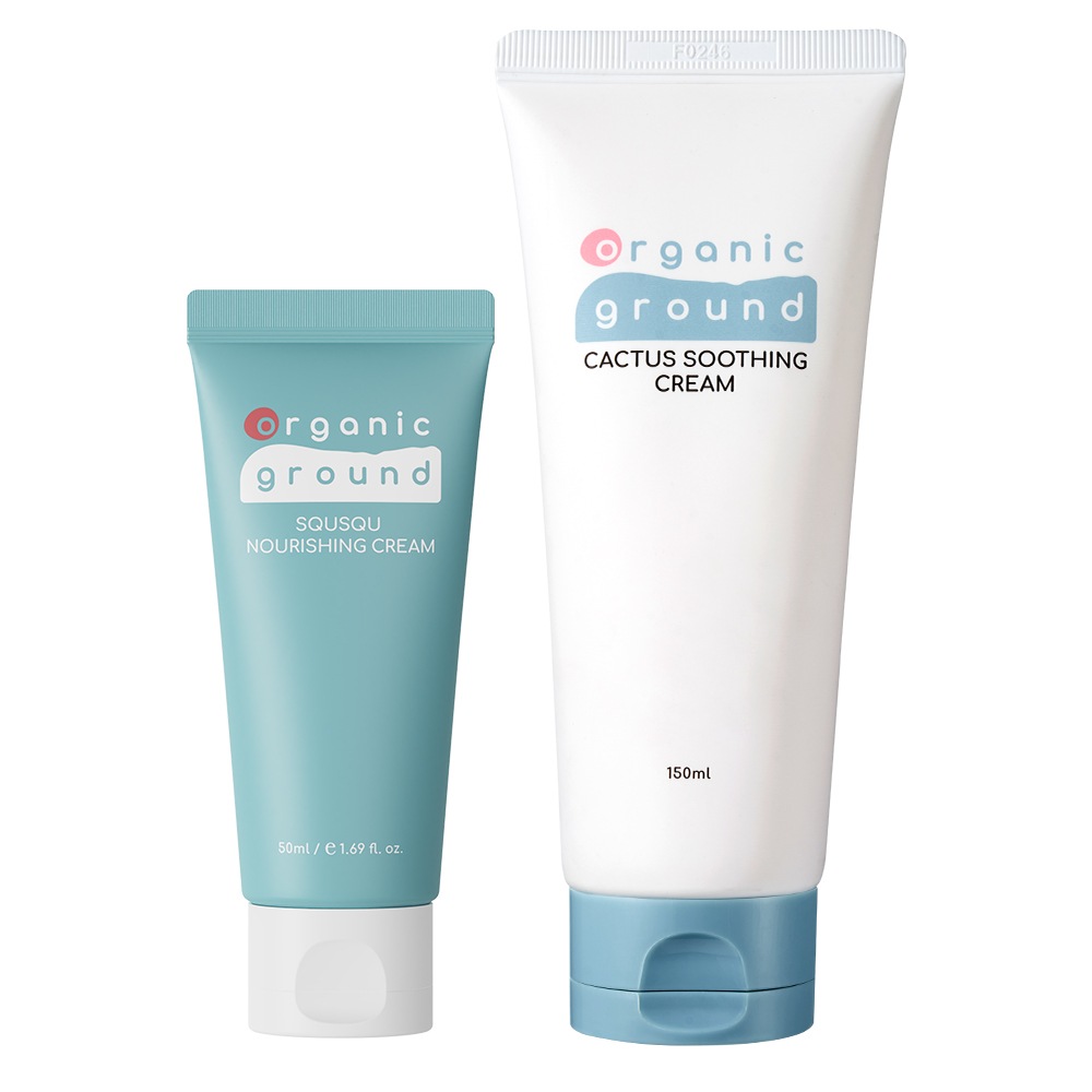 [鎮静保湿セット] スクスク高保湿クリーム 50ml + カクタススージングクリーム 150ml